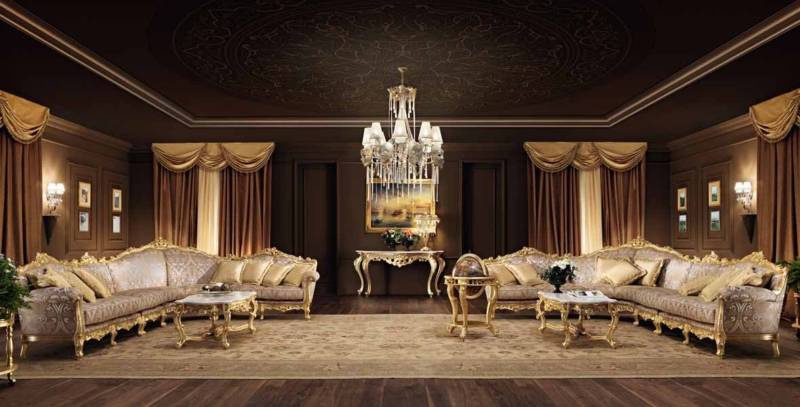 Living room (sofa set), Villa Venezia, Modenese Gastone