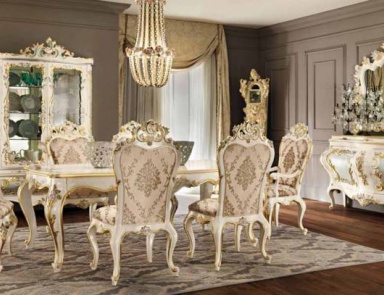 Dining room (dining set), Villa Venezia, Modenese Gastone