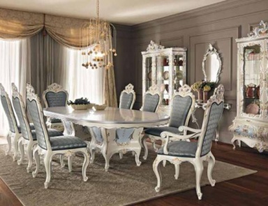 Dining room (dining set), Villa Venezia, Modenese Gastone
