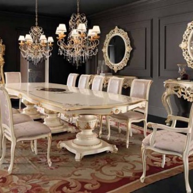 Dining room (set for the dining room) Villa Venezia