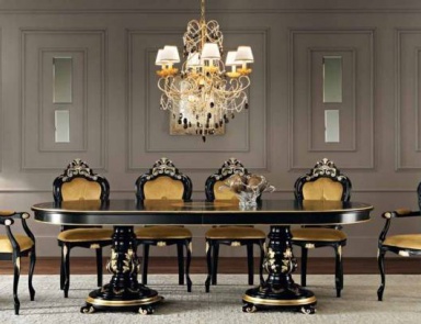 Dining room (dining set), Villa Venezia, Modenese Gastone