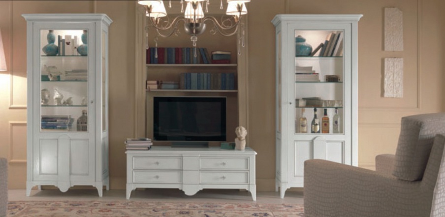 Sofa set in white lacquer Salieri, Arve Style