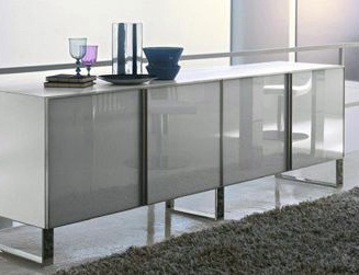 Chest of drawers mirrored glass Sideboard - Presotto