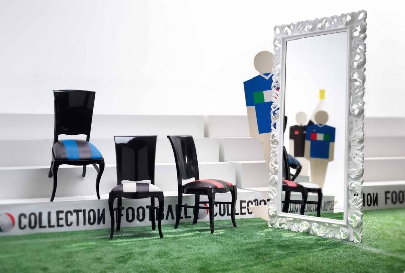 Chair with a frame made of solid wood Champions League, Modenese Gastone