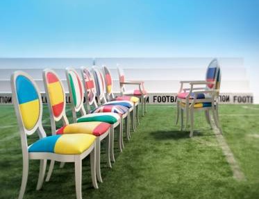 Chair with a frame made of solid wood Flag, Modenese Gastone