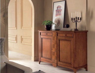 The cupboard in veneer with doors and drawers Salieri, Arve Style (the snack bar)