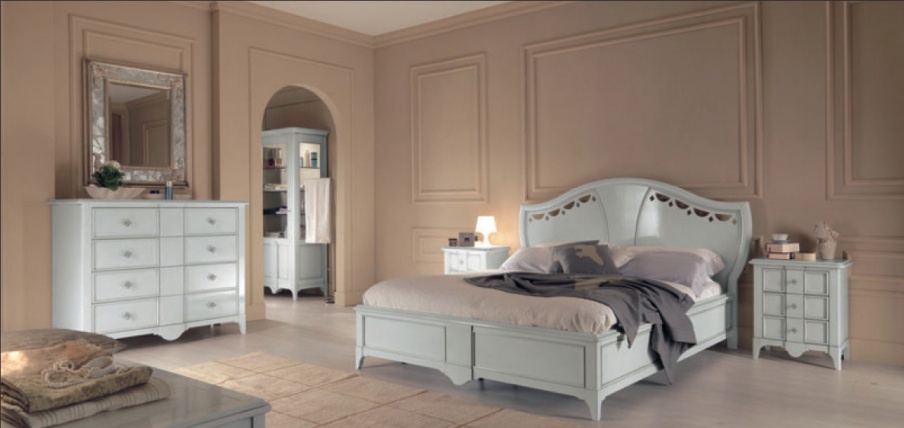 Set for bedroom in white Salieri, Arve Style