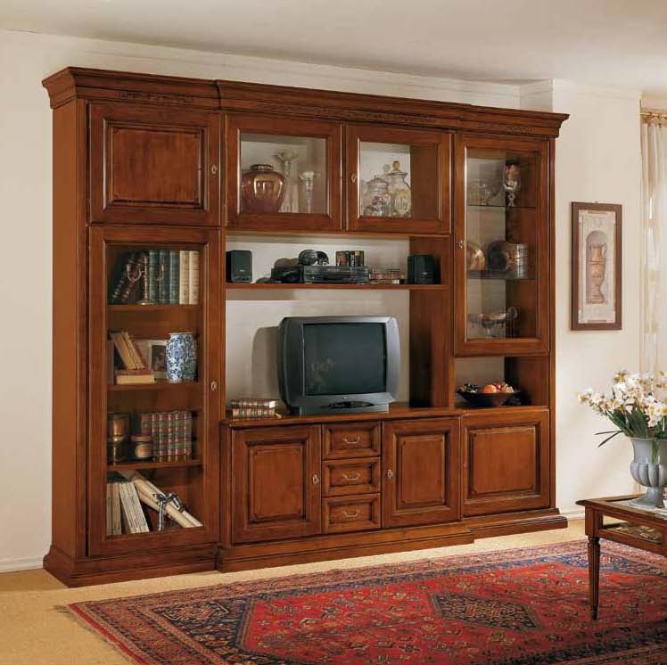 Cabinet for TV with open compartment, Mirandola Export