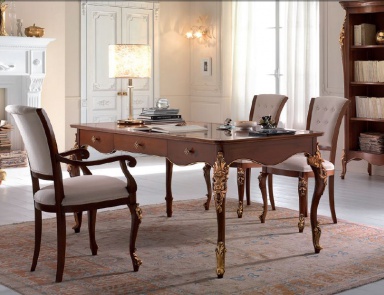 Set to Cabinet in walnut veneer and gold Venere, Arve Style