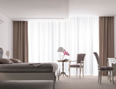 Headsets for rooms in white color with carving Venere, Arve Style