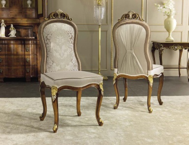 Chair in textiles with a high back Orpheo, Arve Style (chair with textile upholstery)