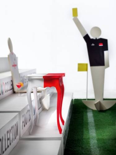 Table solid wood Midfielder, Modenese Gastone 