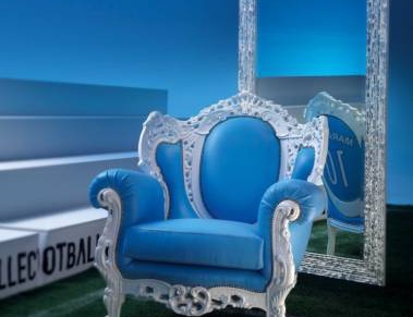 A chair made from solid wood Goleador, Modenese Gastone