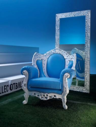 A chair made from solid wood Goleador, Modenese Gastone