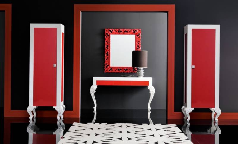 Entrance hall (set for the hall) Minimal Baroque, Modenese Gastone