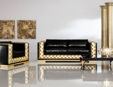 Living room (sofa set) Minimal Baroque, Modenese Gastone