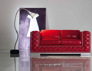 Double Minimal Baroque couch, Modenese Gastone