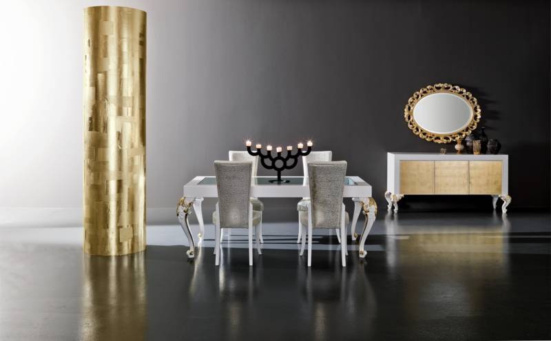 Dining room (dining set) Minimal Baroque, Modenese Gastone