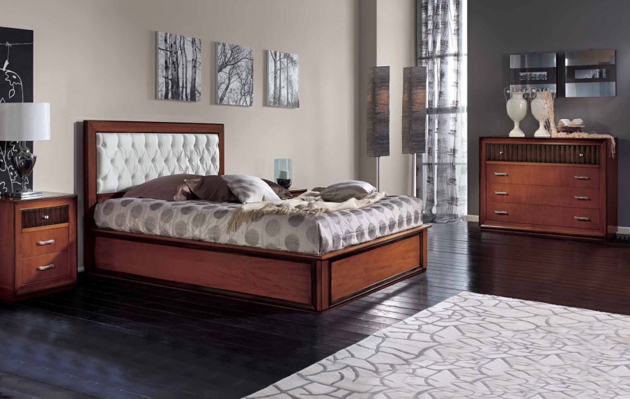 Bedroom (Suite bedroom) with bed with drawer, Mirandola Export