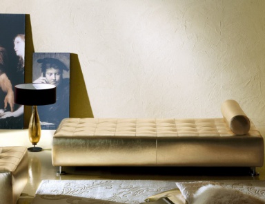 Couch in leather / textile upholstery, MAXISOFT - SUPEROTTO - Valdichienti