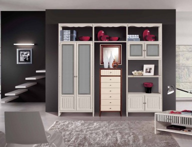 Modular Cabinet with showcase, Mirandola Export