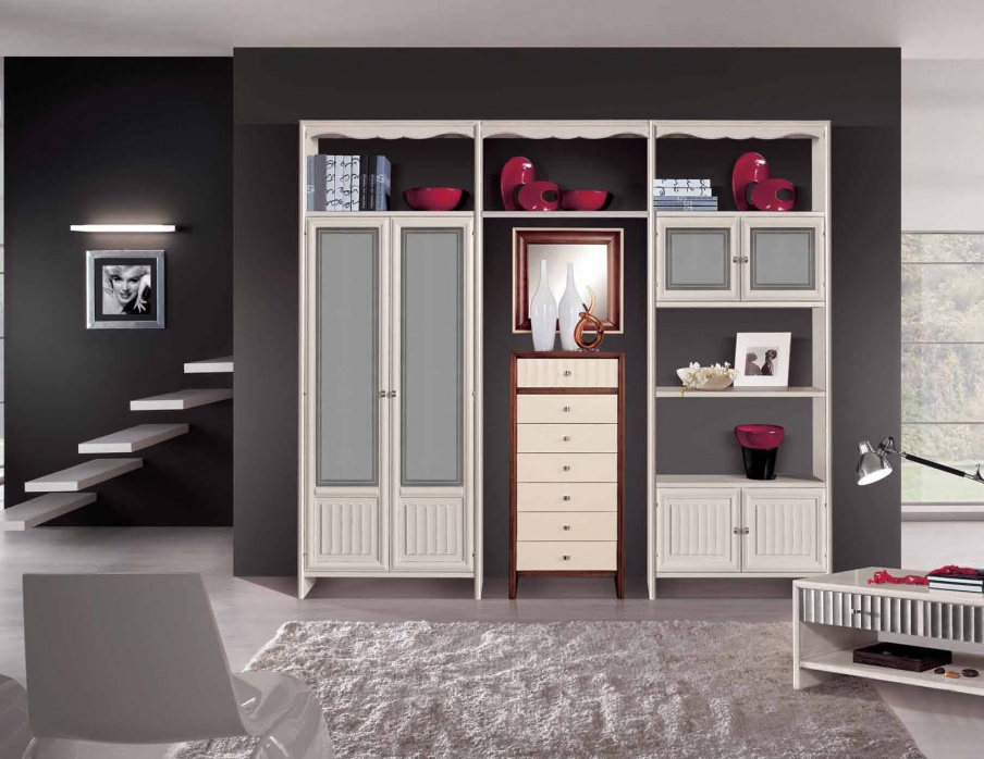 Modular Cabinet with showcase, Mirandola Export