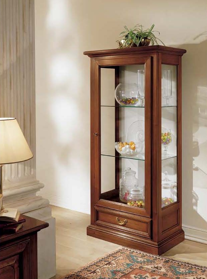 Showcase with drawer, Mirandola Export