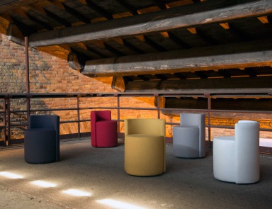 Chair round Percy, Domingo Salotti (round chair)