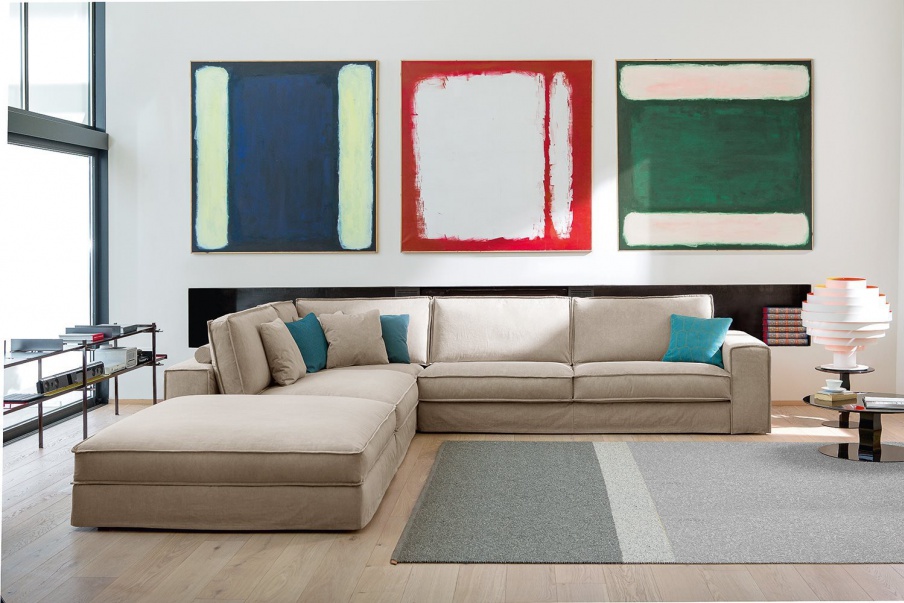 The Santorini sofa corner, Alberta Salotti