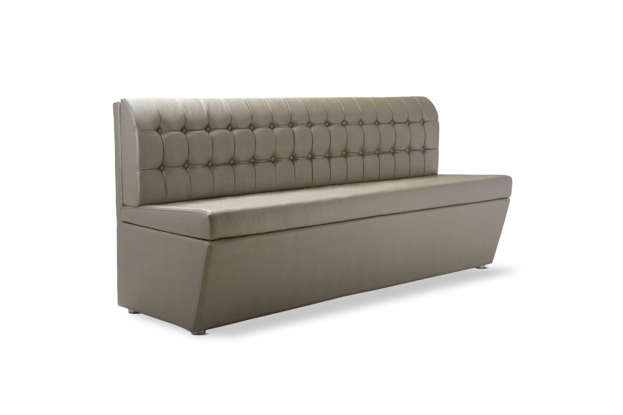 The club sofa with quilted backrest Jupiter, Domingo Salotti