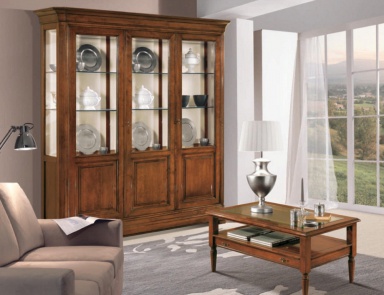 Sofa set in classic style from wood veneer in Amalfi, Arve Style