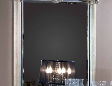 Mirror with carved pattern, Mirandola export