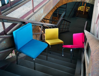 Padded chair Bert, Domingo Salotti