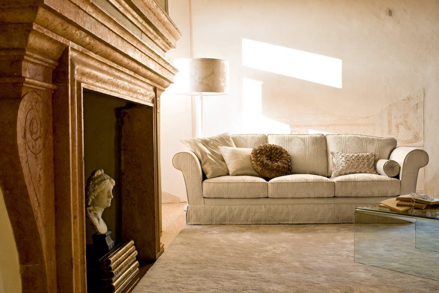 Two-seater sofa Trevi, Alberta Salotti