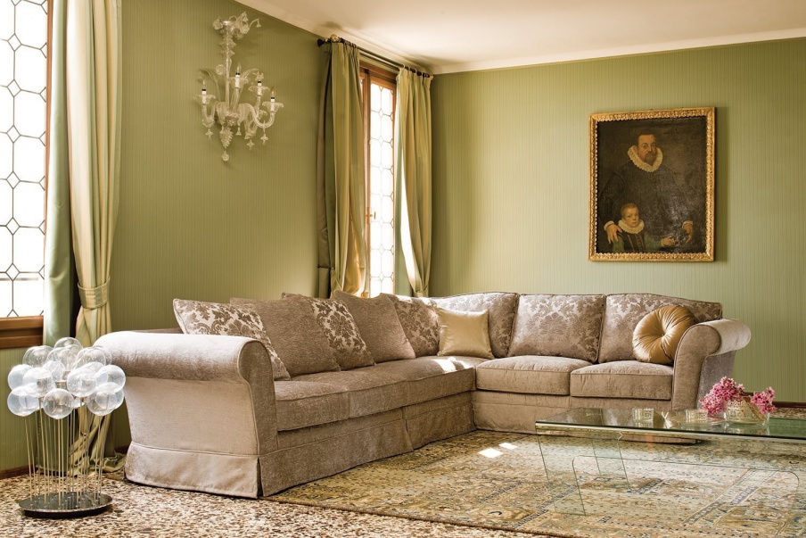 Corner sofa Trevi, Alberta Salotti