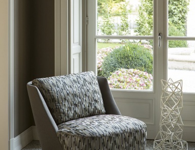 The round chair Vivien, Alberta Salotti