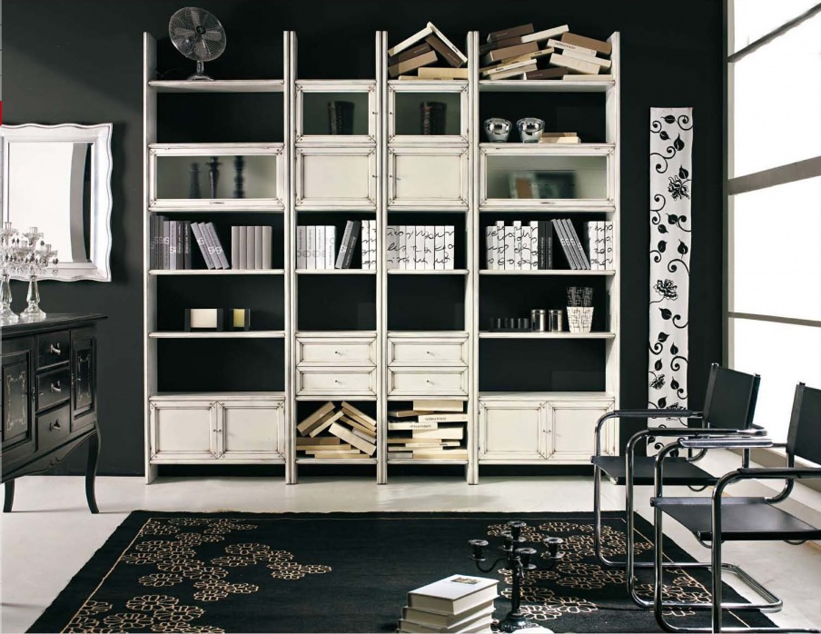 Modular system with shelves, Mirandola Export