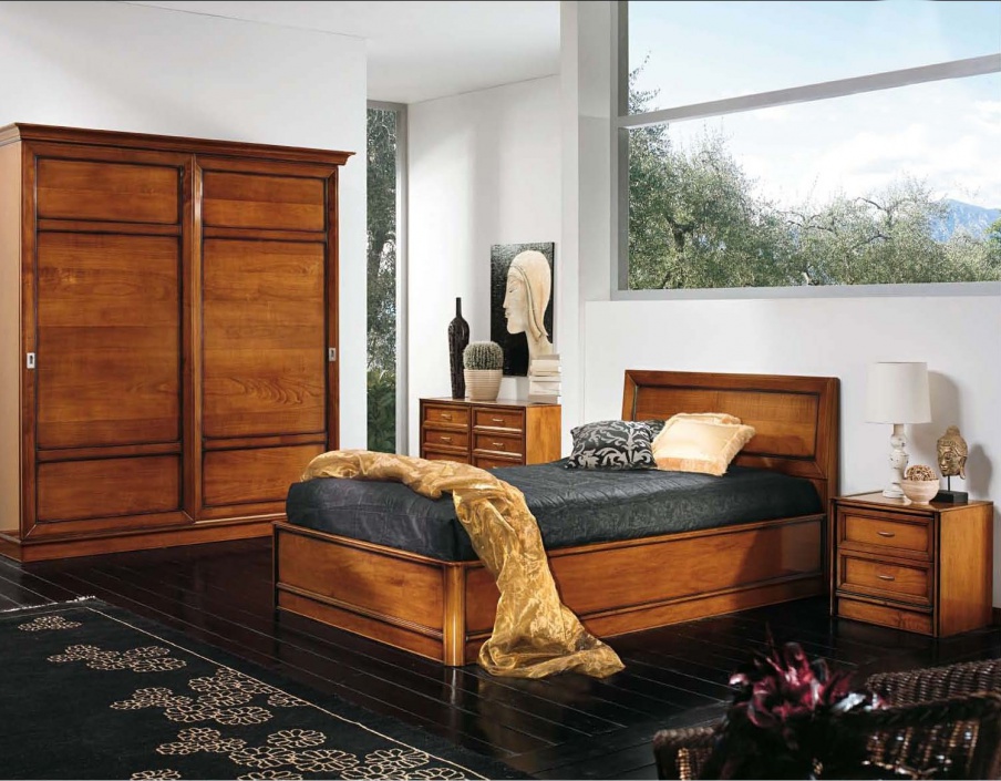 Bedroom (Suite bedroom) with bed with drawer, Mirandola Export