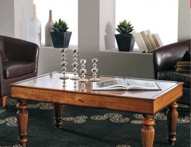 Coffee table with drawer, Mirandola Export