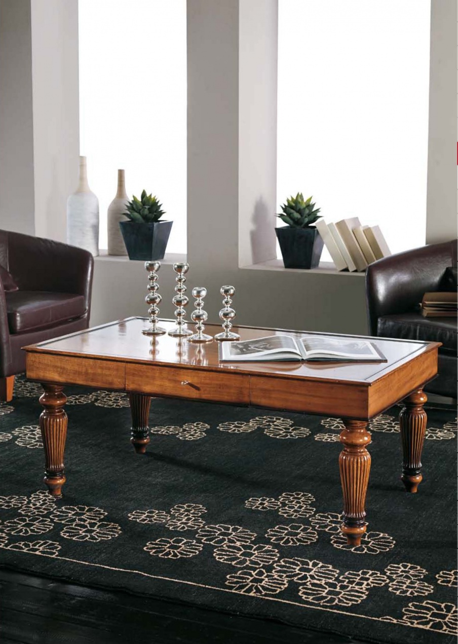 Coffee table with drawer, Mirandola Export