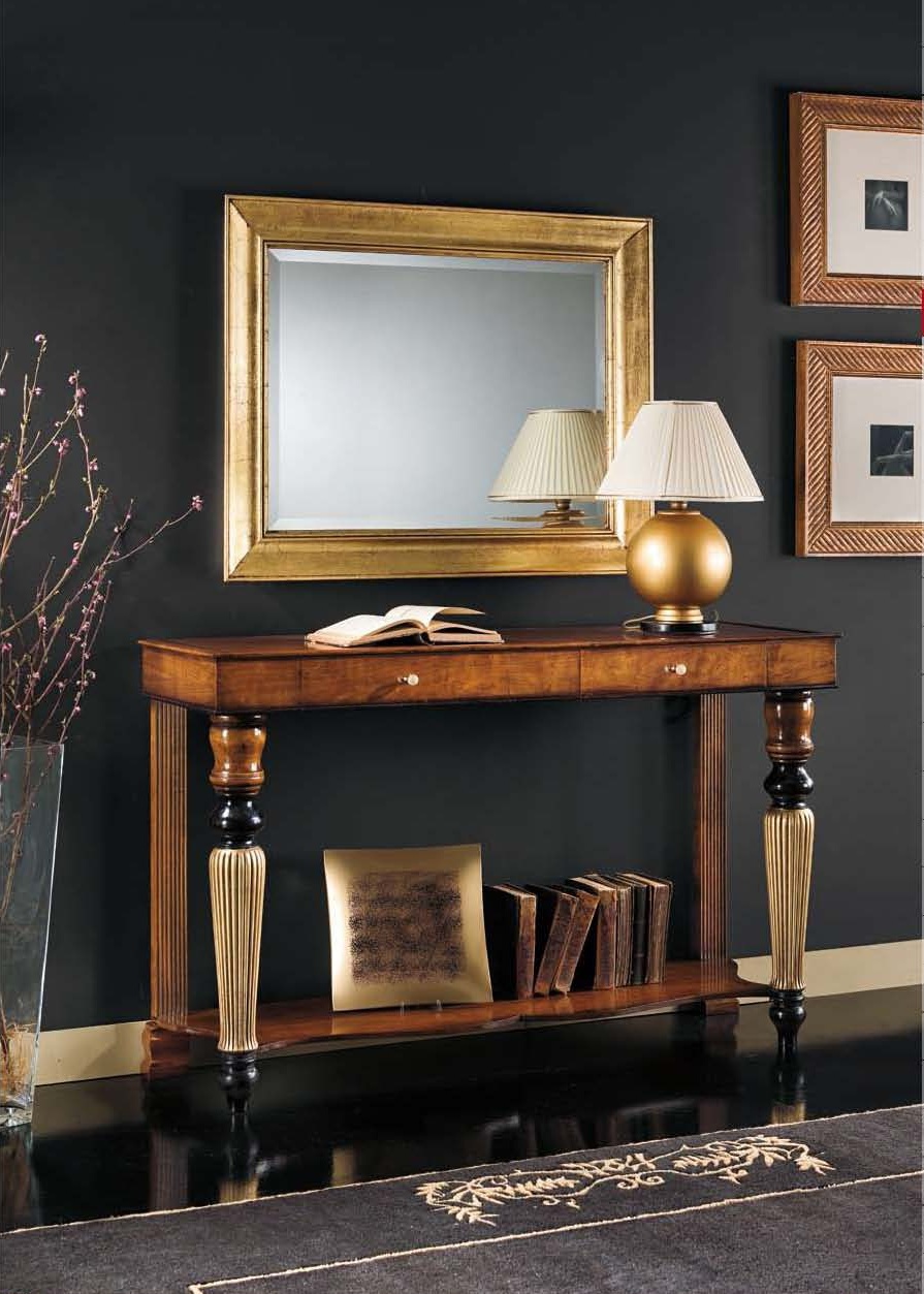 Console with two drawers, Mirandola Export