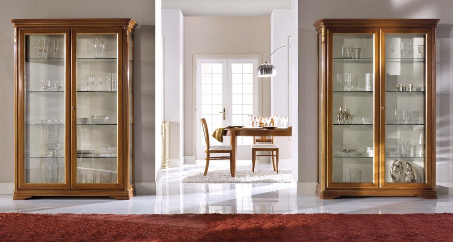 Showcase with glass doors, Mirandola Export