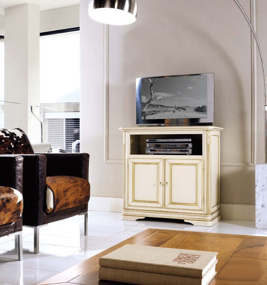 Cabinet for TV with decorative trim, Mirandola Export