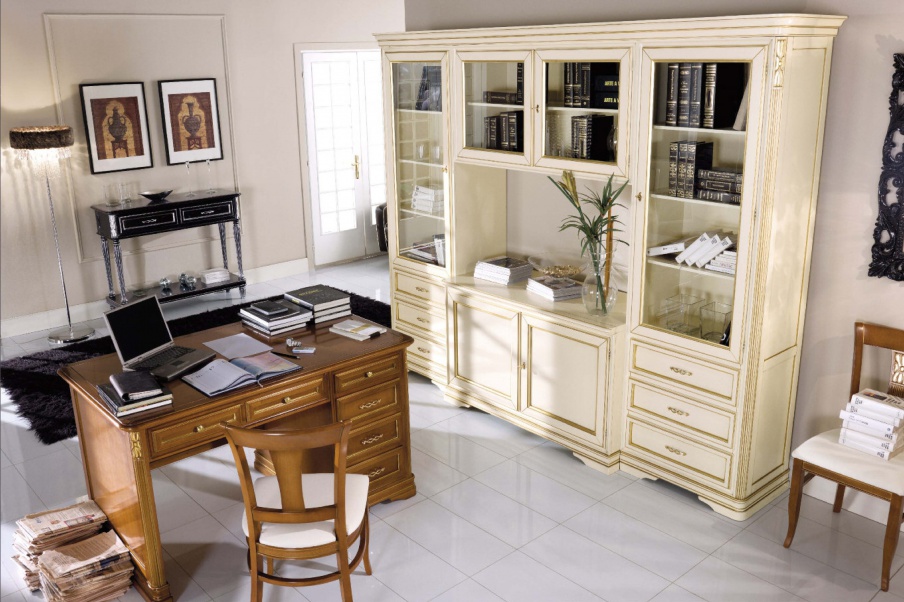 The office (Suite for Cabinet) with decorative handles, Mirandola Export