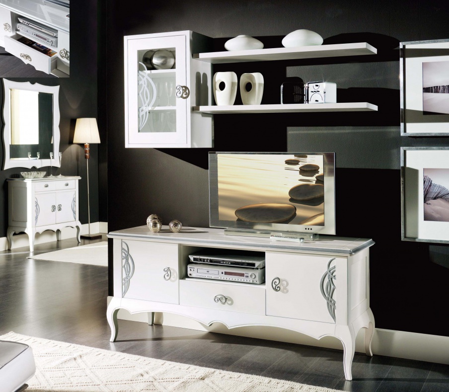 Living room (sofa set) with a cupboard for TV, Mirandola Export