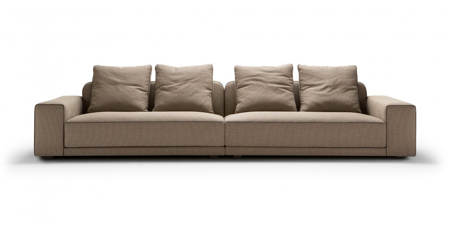 Quadruple sofa, Tyron, Alberta Salotti