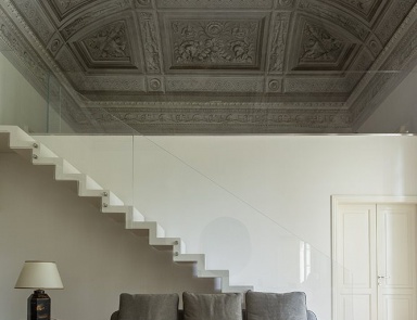 Three-seater sofa Tyron, Alberta Salotti