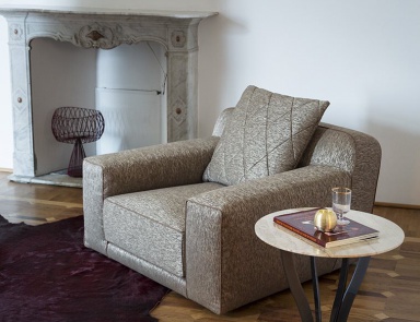 Corner armchair Gary, Alberta Salotti