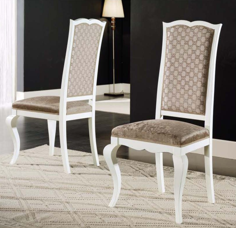 Chair with scalloped legs Mefisto, Mirandola Export