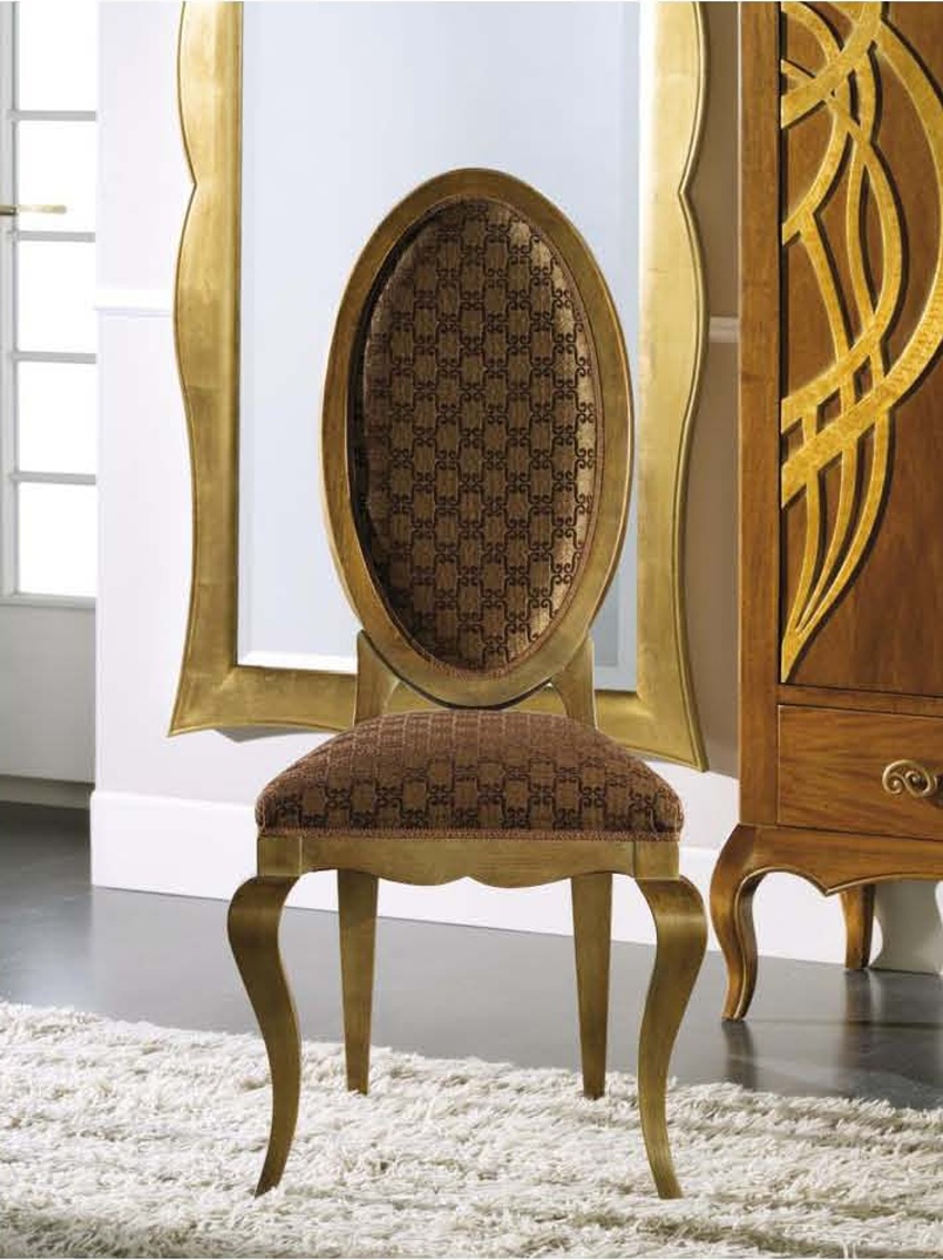 A chair with oval backrest Ovale, Mirandola Export